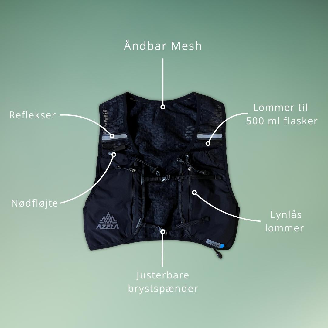 AZELA - dame løbevest